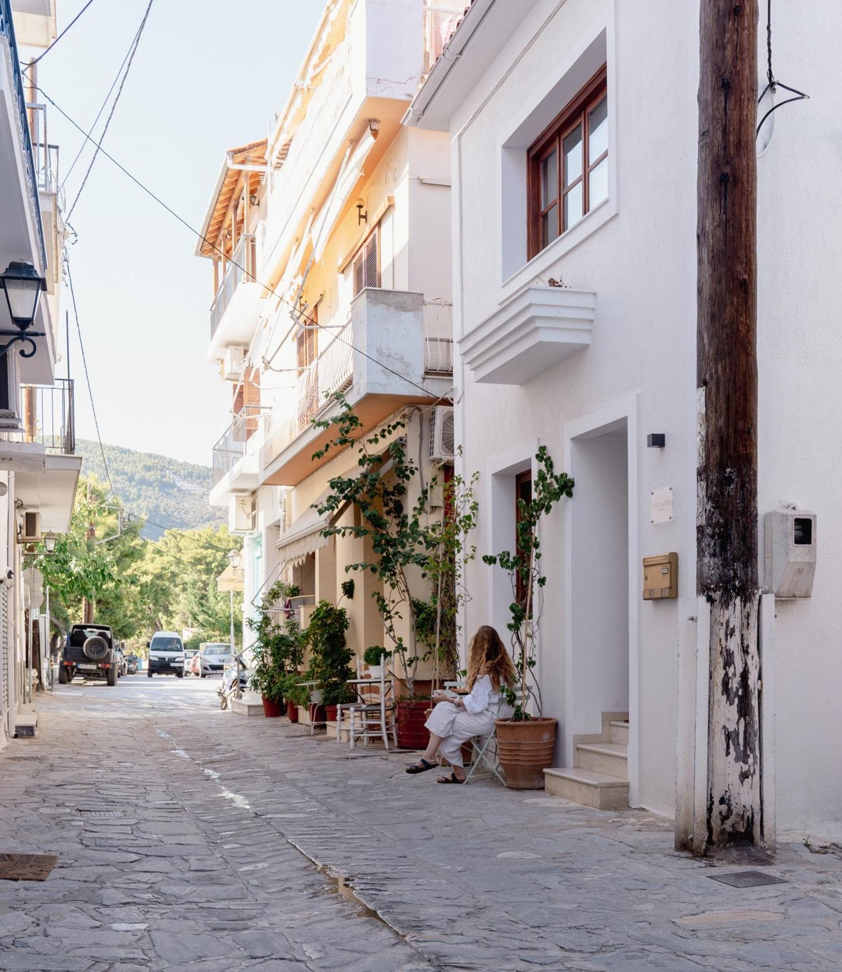 Olea White Vila Skiathos Town Exterior foto